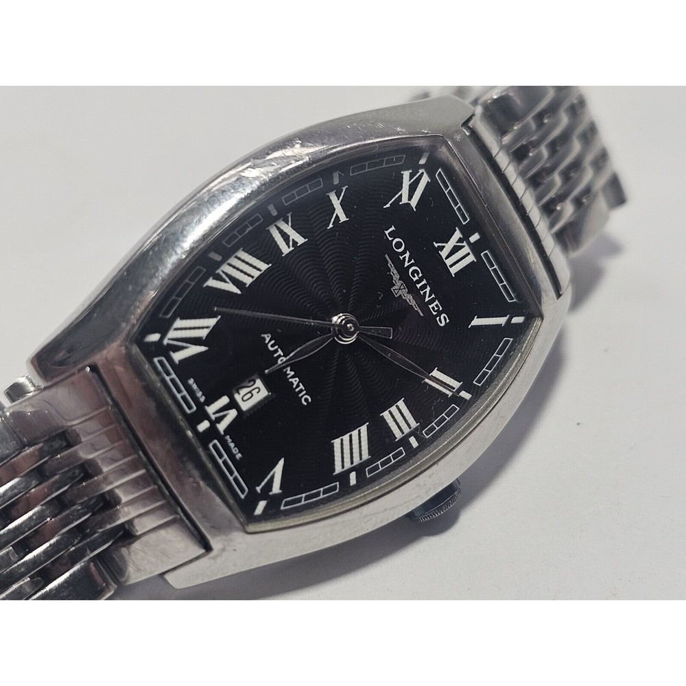 Longines Evidenza L2.142.4 Automatic Swiss Black Dial 26mm Ladies Watch